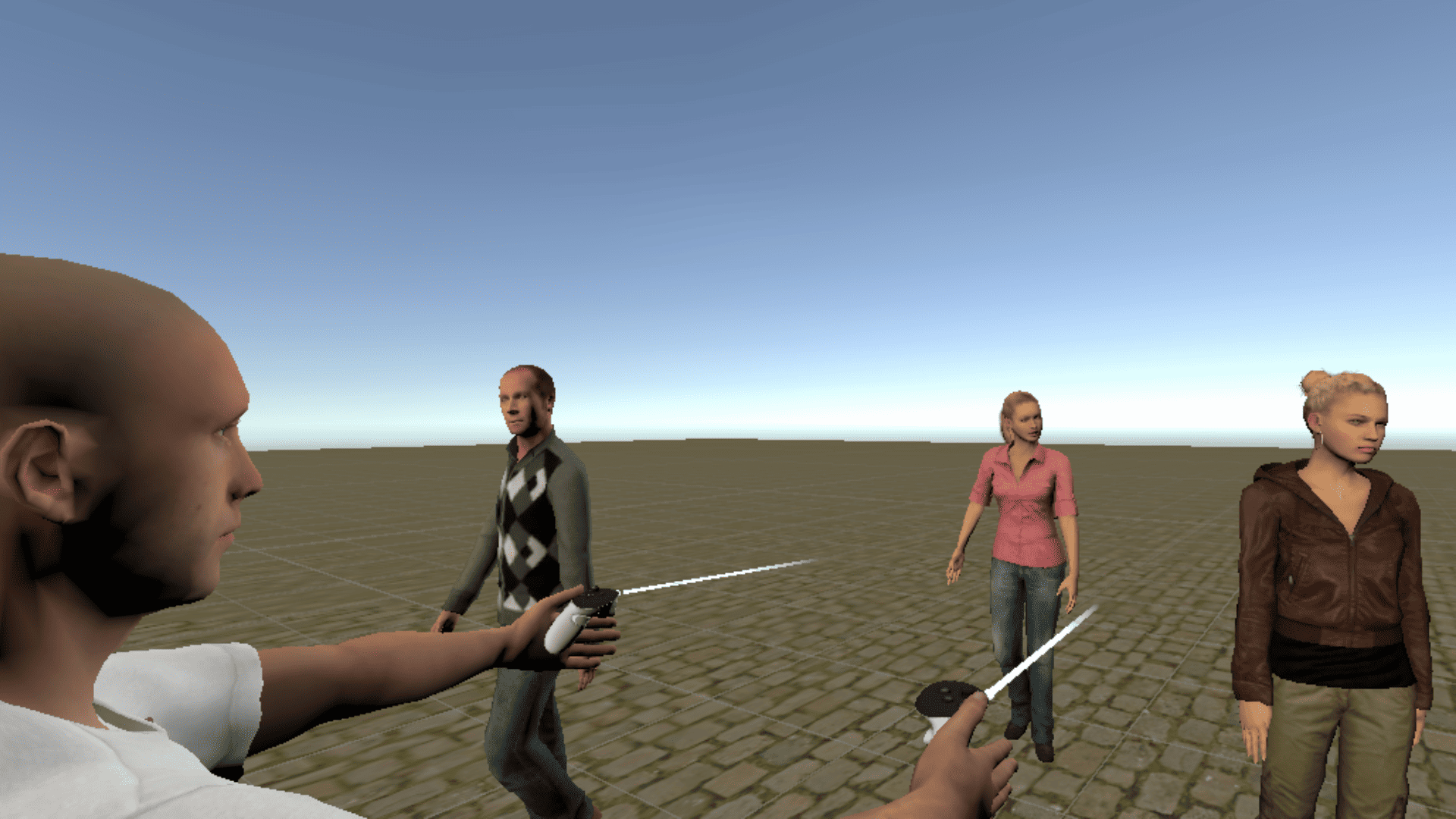 Crowd Simulation in VR